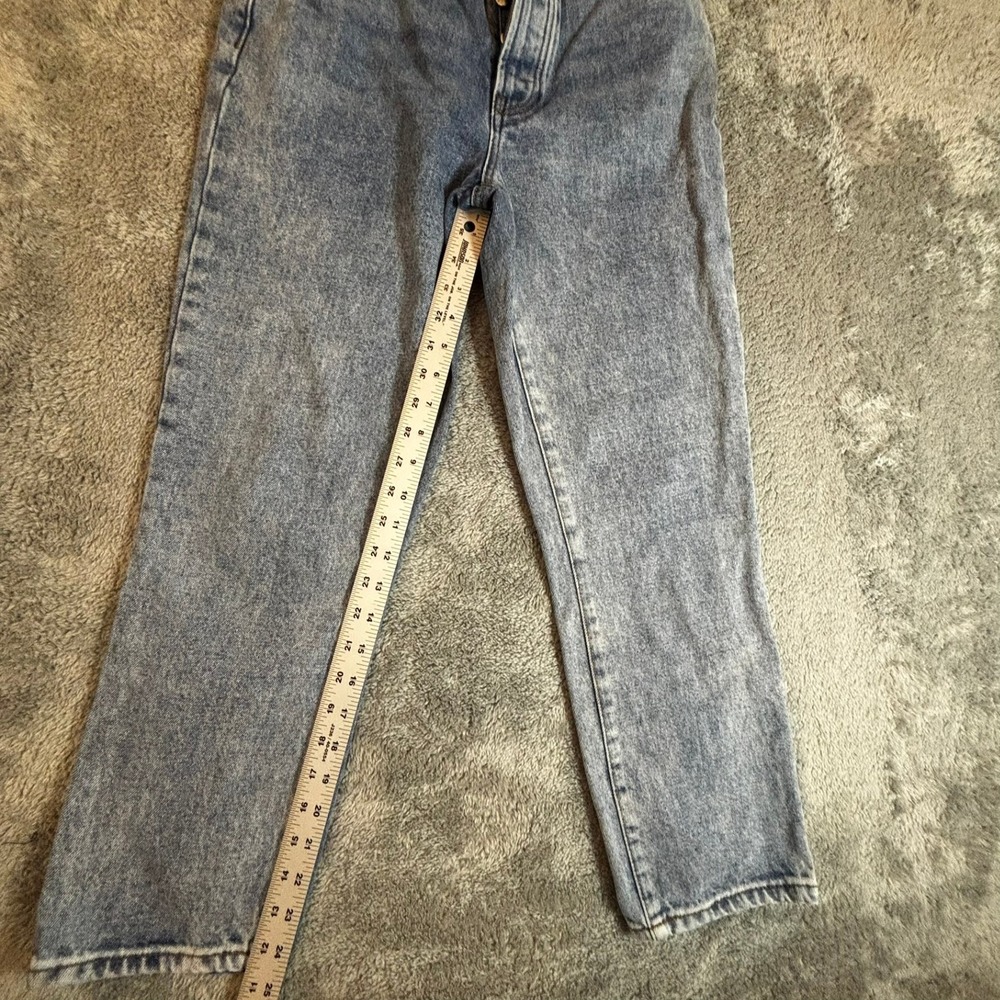Betro Simone High Rise Straight Leg Button Fly Acid Wash Jeans Size 27